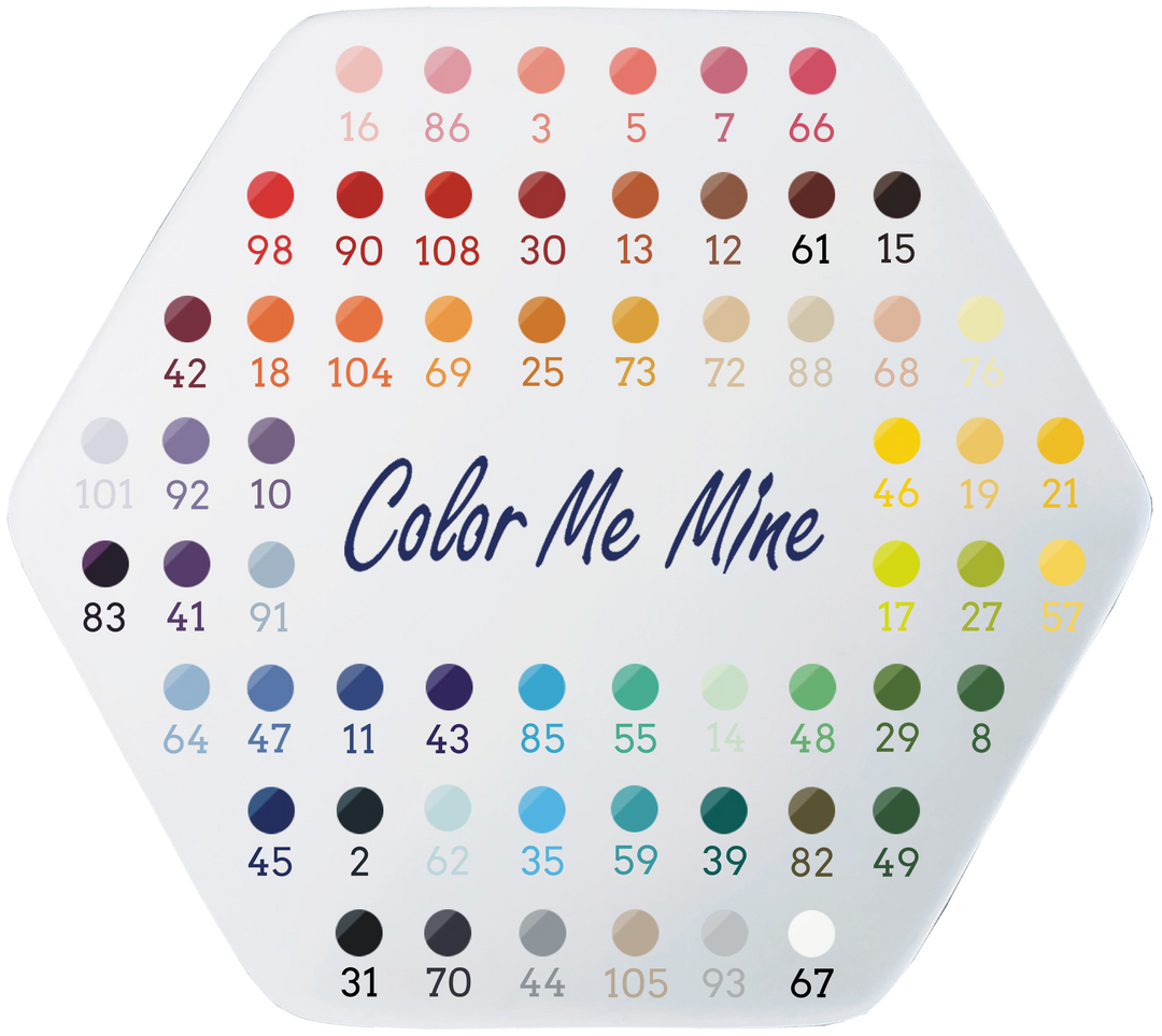 Opera Mine Color Code All – Color Me Mine Pasadena